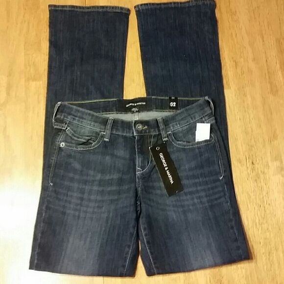 GEORGE & MARTHA DENIM JEANS - Picture 1 of 7